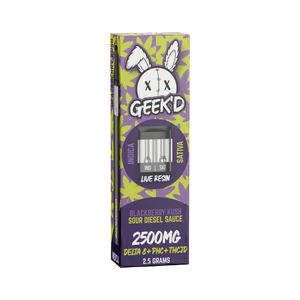 GEEK'D - THC Blend - 2-in-1 Disopsable Vapes - 2.5g