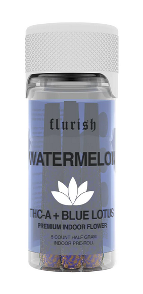 Flurish - THCA + Blue Lotus Prerolls - 5Pack