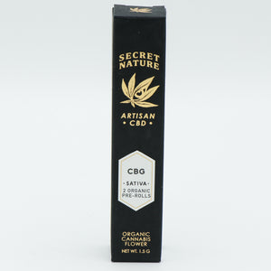 Secret Nature Organic CBD Hemp Pre-Rolled Joints 2 Pack