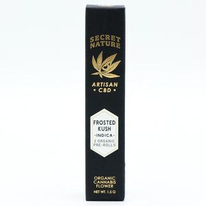 Secret Nature Organic CBD Hemp Pre-Rolled Joints 2 Pack