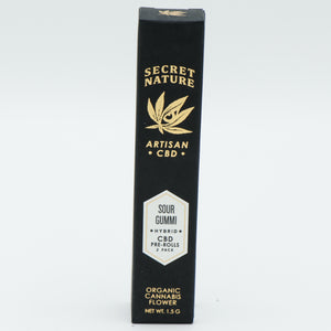 Secret Nature Organic CBD Hemp Pre-Rolled Joints 2 Pack
