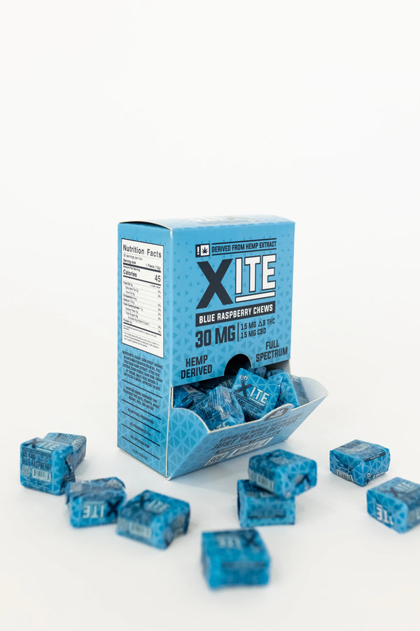 Xite Soft Chews 30mg (Blue Raspberry)