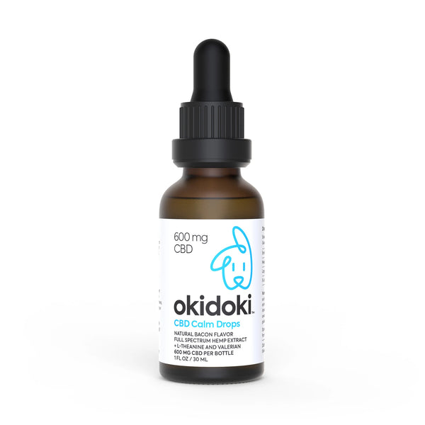 OkiDoki - Calm Drops (600mg Pet CBD)