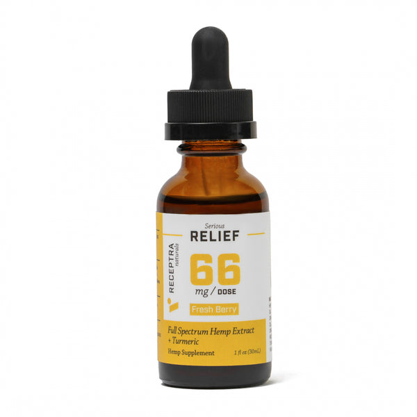 Receptra Serious Relief + Turmeric Tincture 66mg/Serving